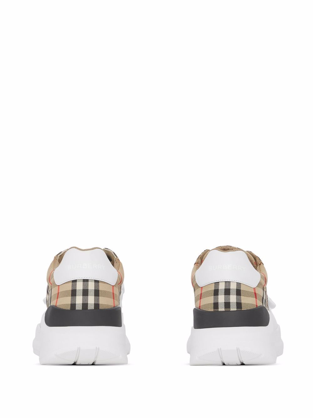 Burberry Sneakers Beige Exterior: Cotton