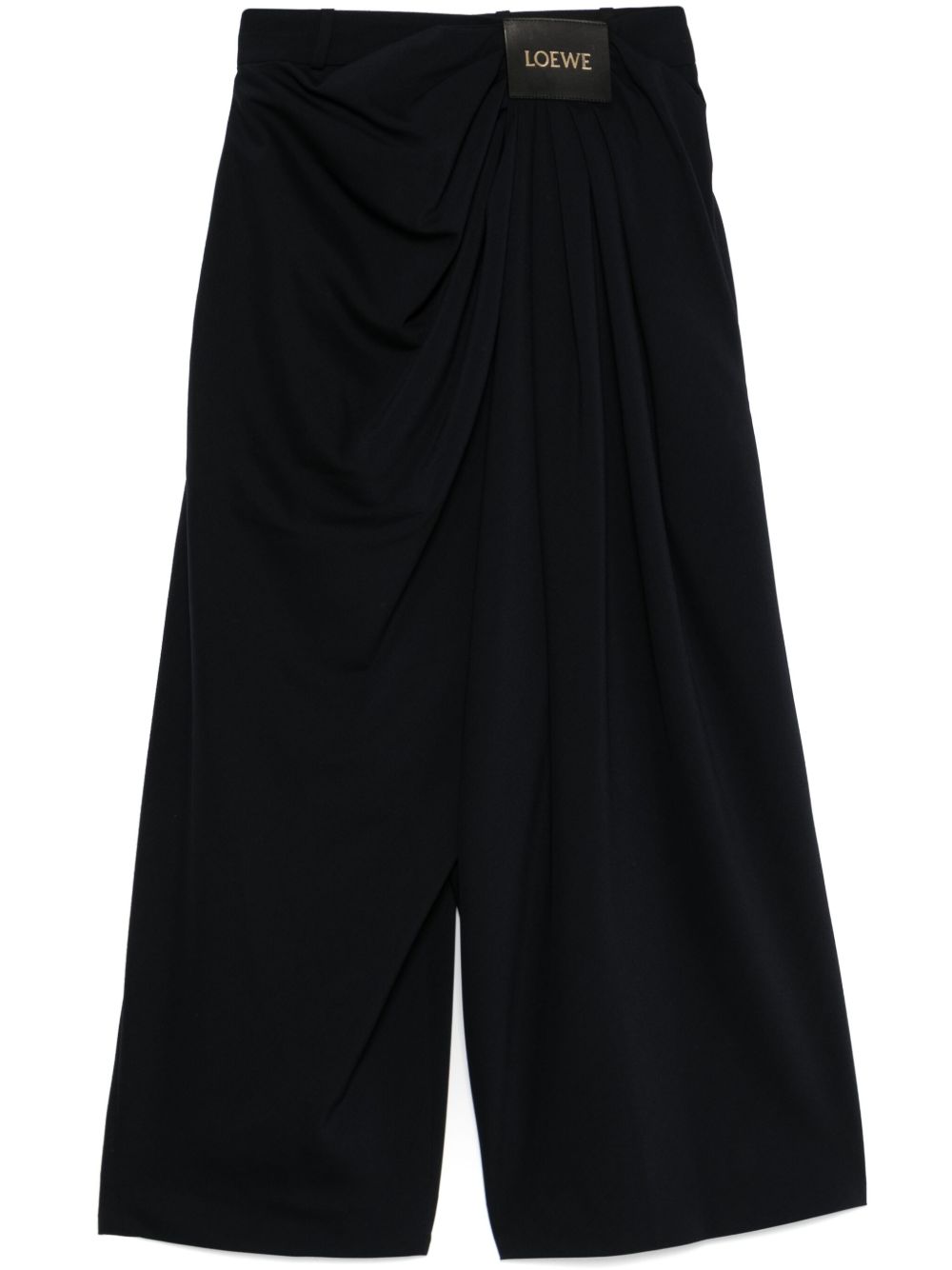 Loewe Trousers Blue Wool
