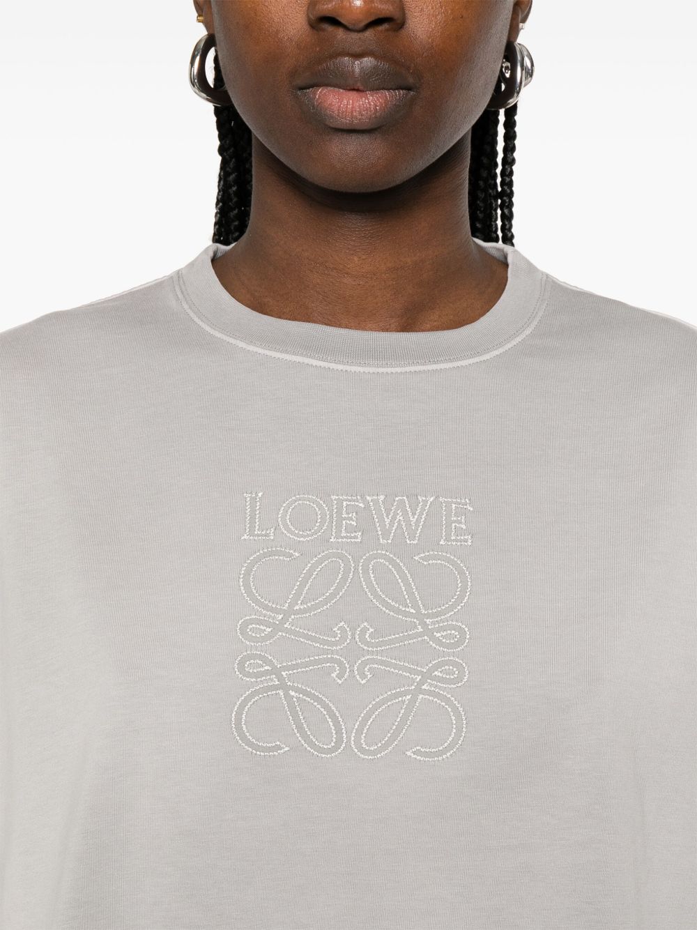 Loewe T-Shirts And Polos Grey Cotton