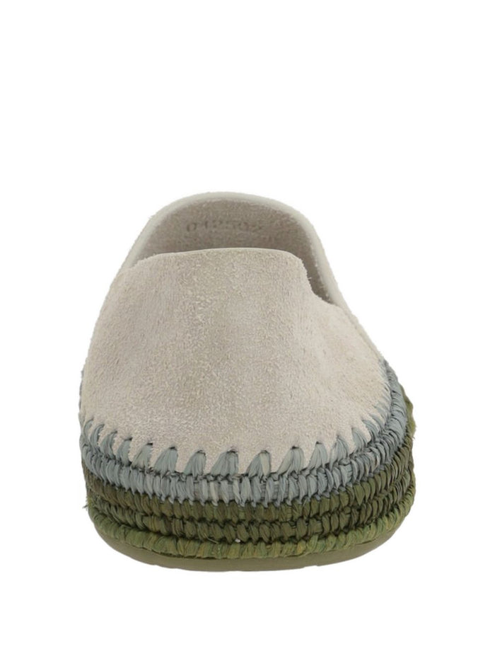 LOEWE PAULAS IBIZA Flat shoes Light Grey Suede