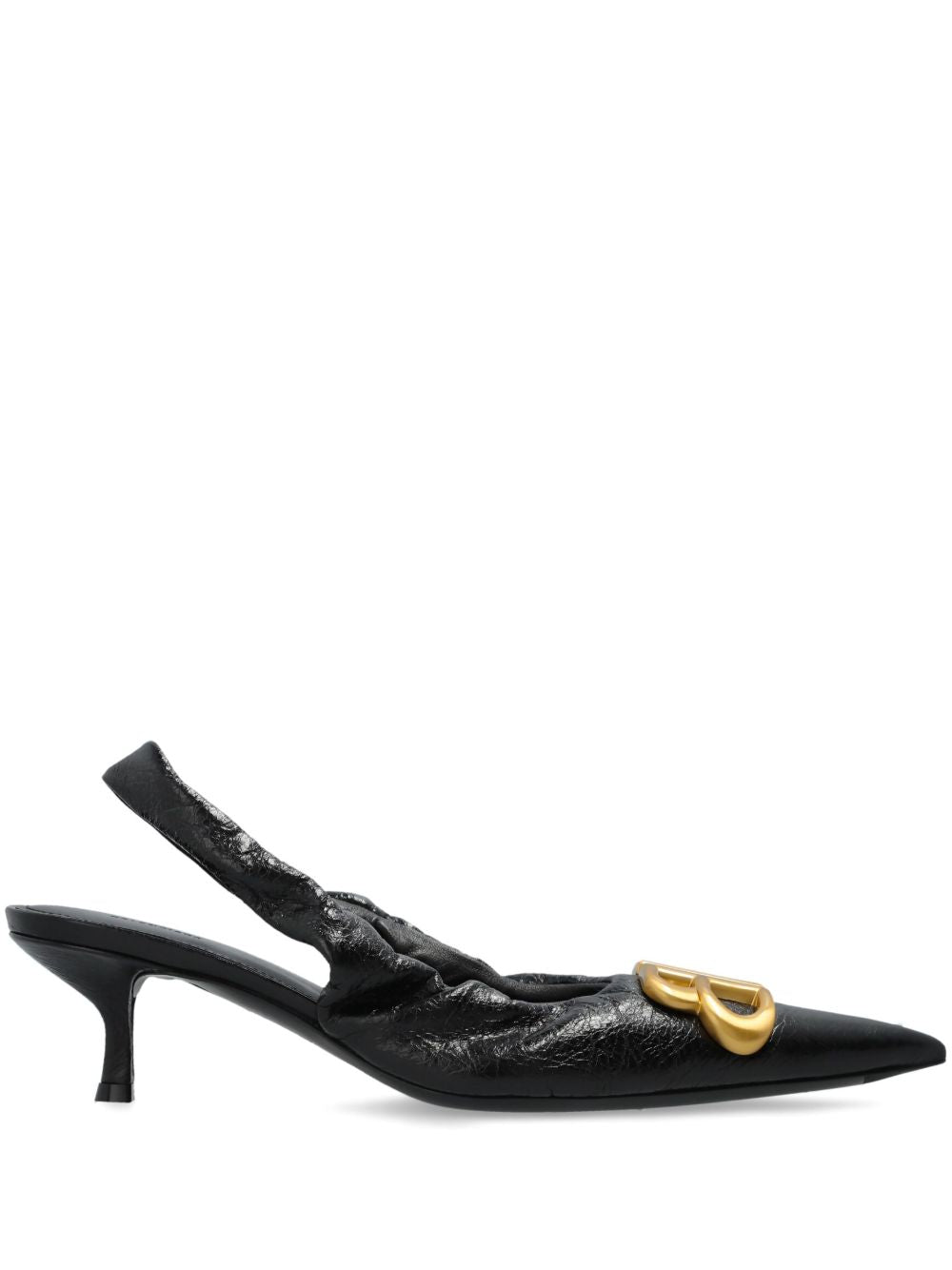 Balenciaga With Heel Black Lamb Leather