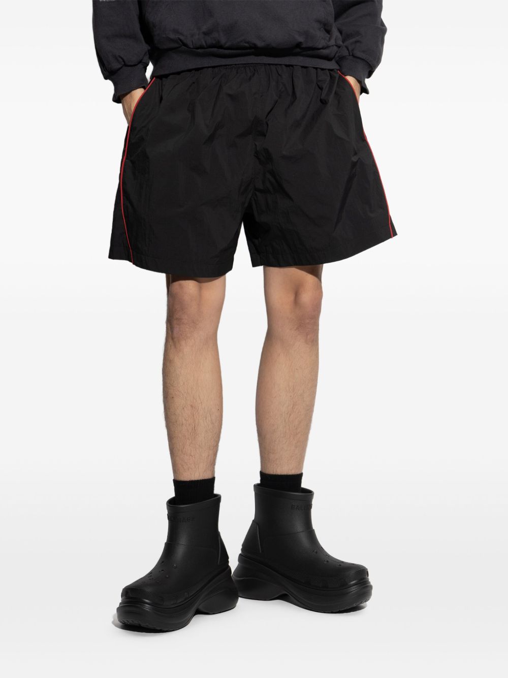 Balenciaga Shorts Black Polyamide