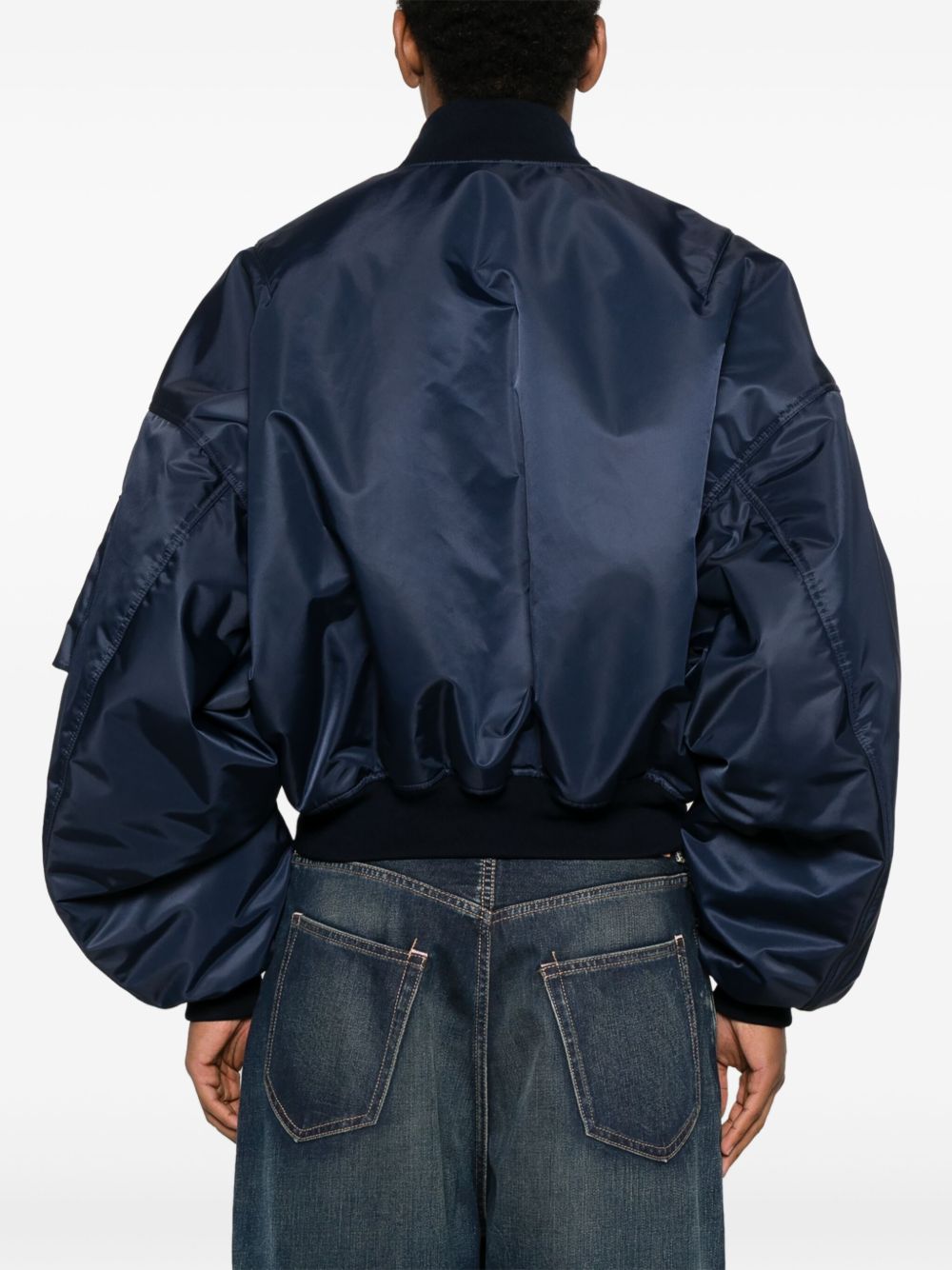 Balenciaga Coats Blue Polyamide