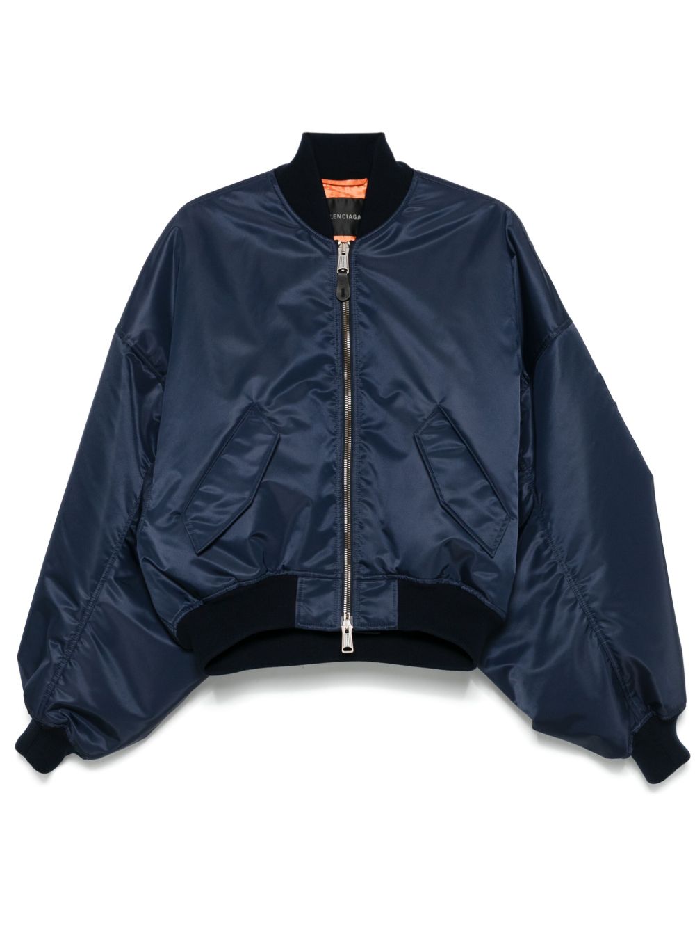 Balenciaga Coats Blue Polyamide