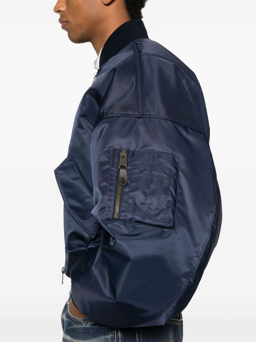 Balenciaga Coats Blue Polyamide