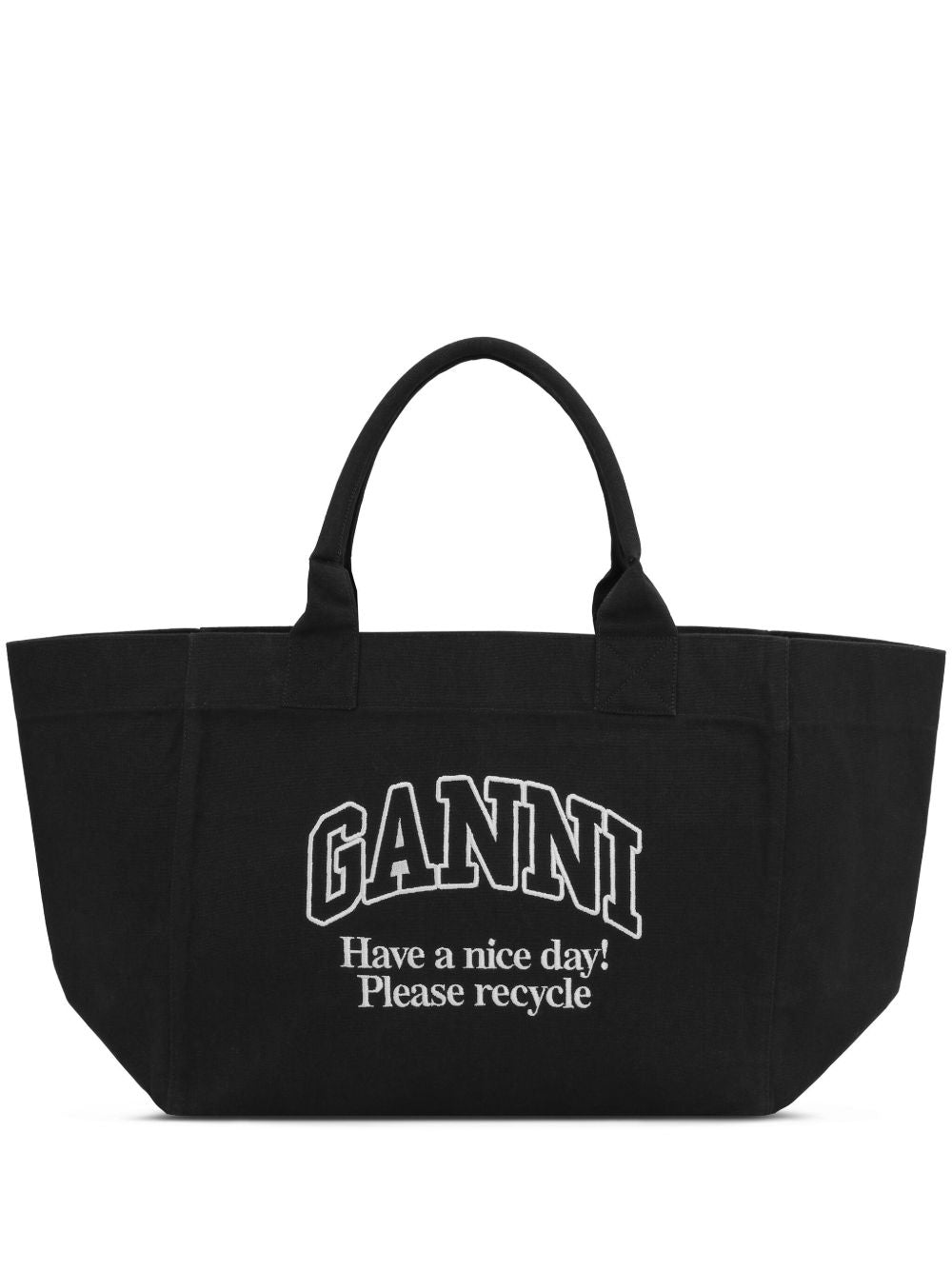 Ganni Bags Black Cotton
