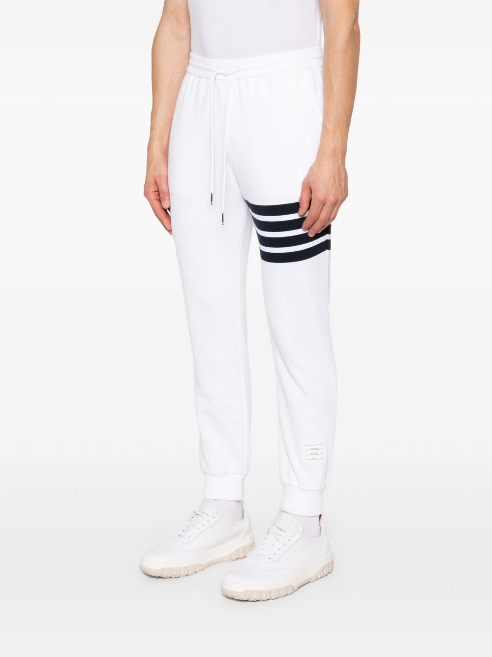 Thom Browne Trousers White Self: Cotton