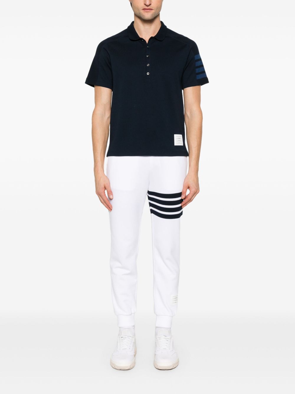 Thom Browne Trousers White Self: Cotton