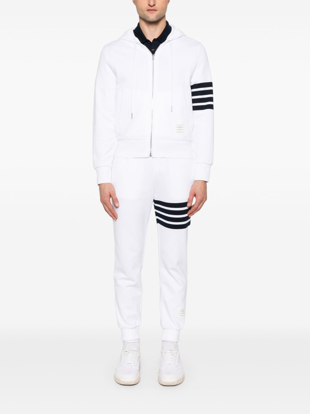 Thom Browne Sweaters White Self: Cotton