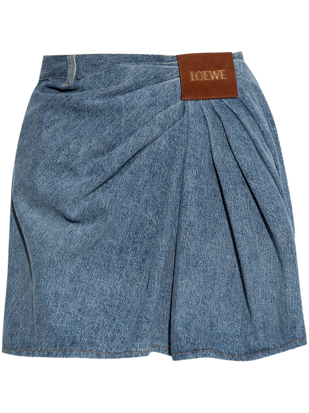 Loewe Skirts Blue Cotton