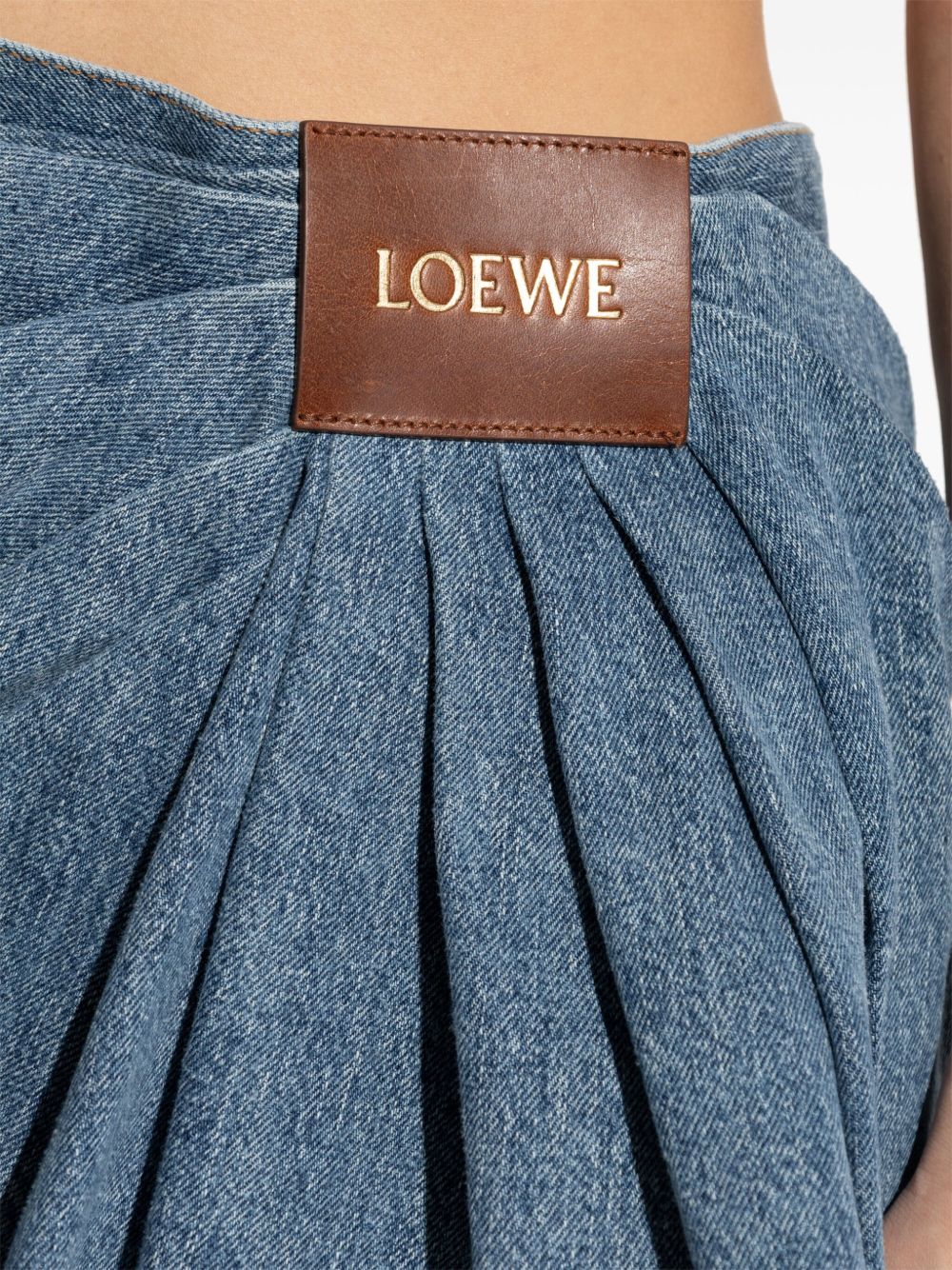 Loewe Skirts Blue Cotton