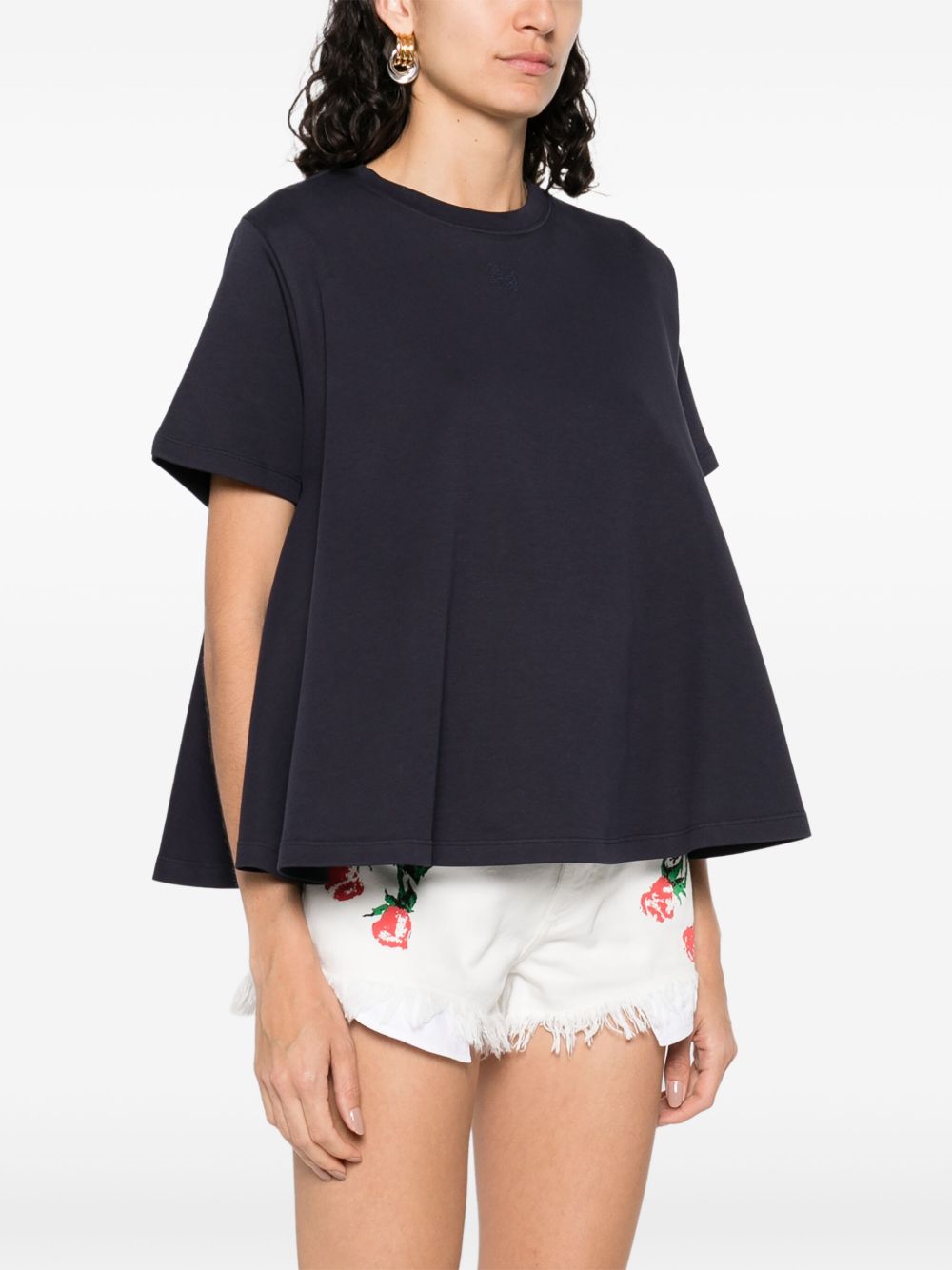 Loewe T-Shirts And Polos Blue Cotton Polyamide