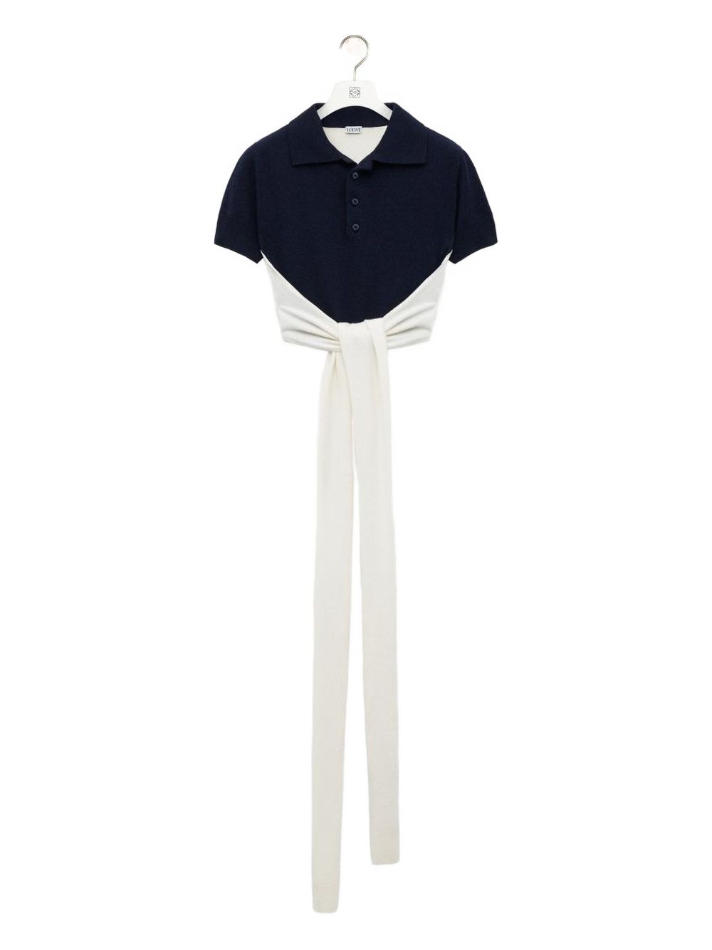 Loewe T-shirts and Polos Blue Wool Cashmere Polyamide