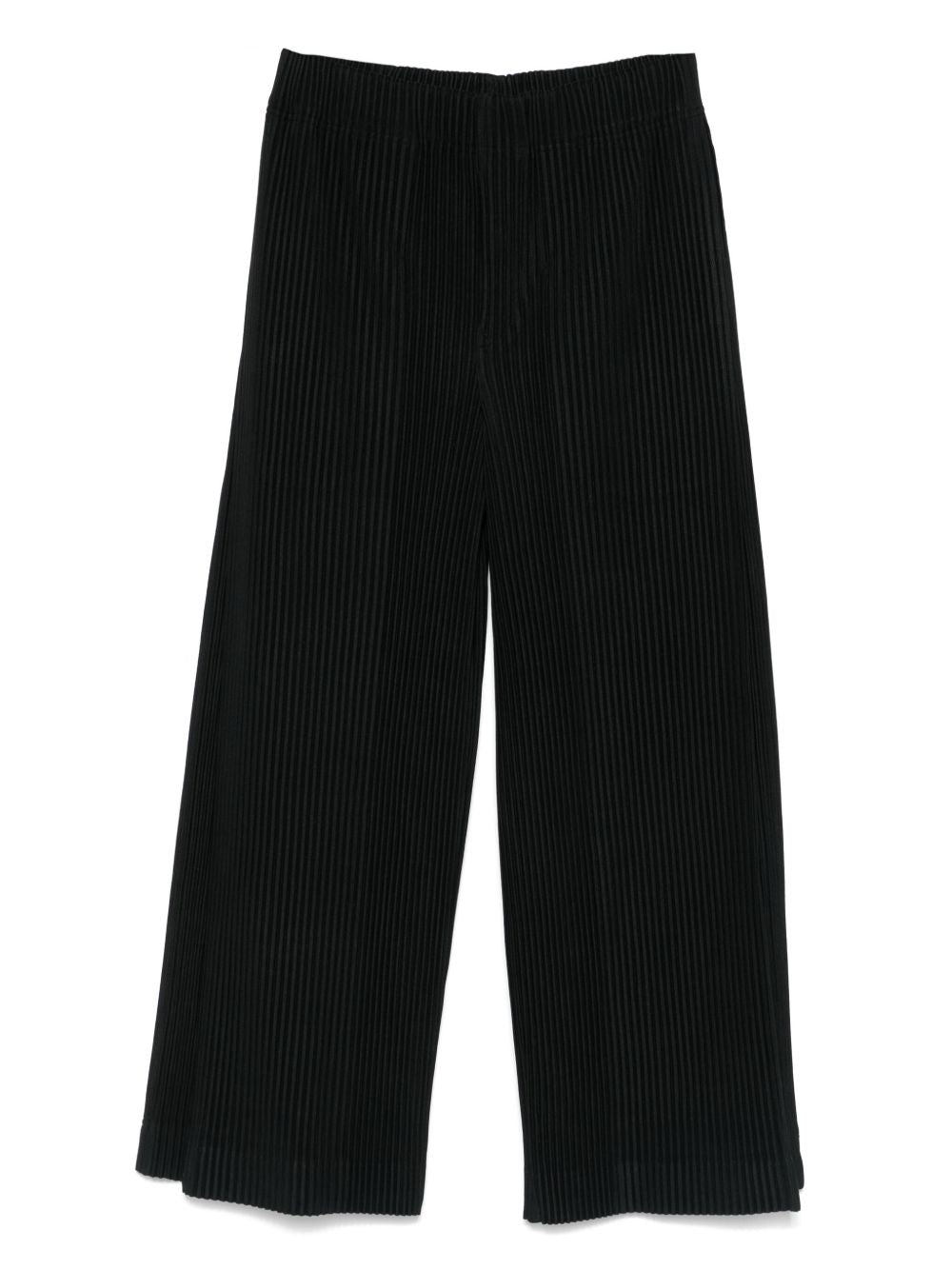 Homme Plisse Issey Miyake Trousers Black Polyester