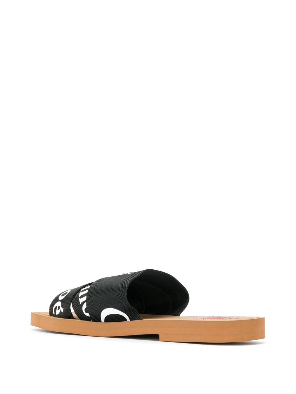 Chloè Sandals Black Linen 100'%