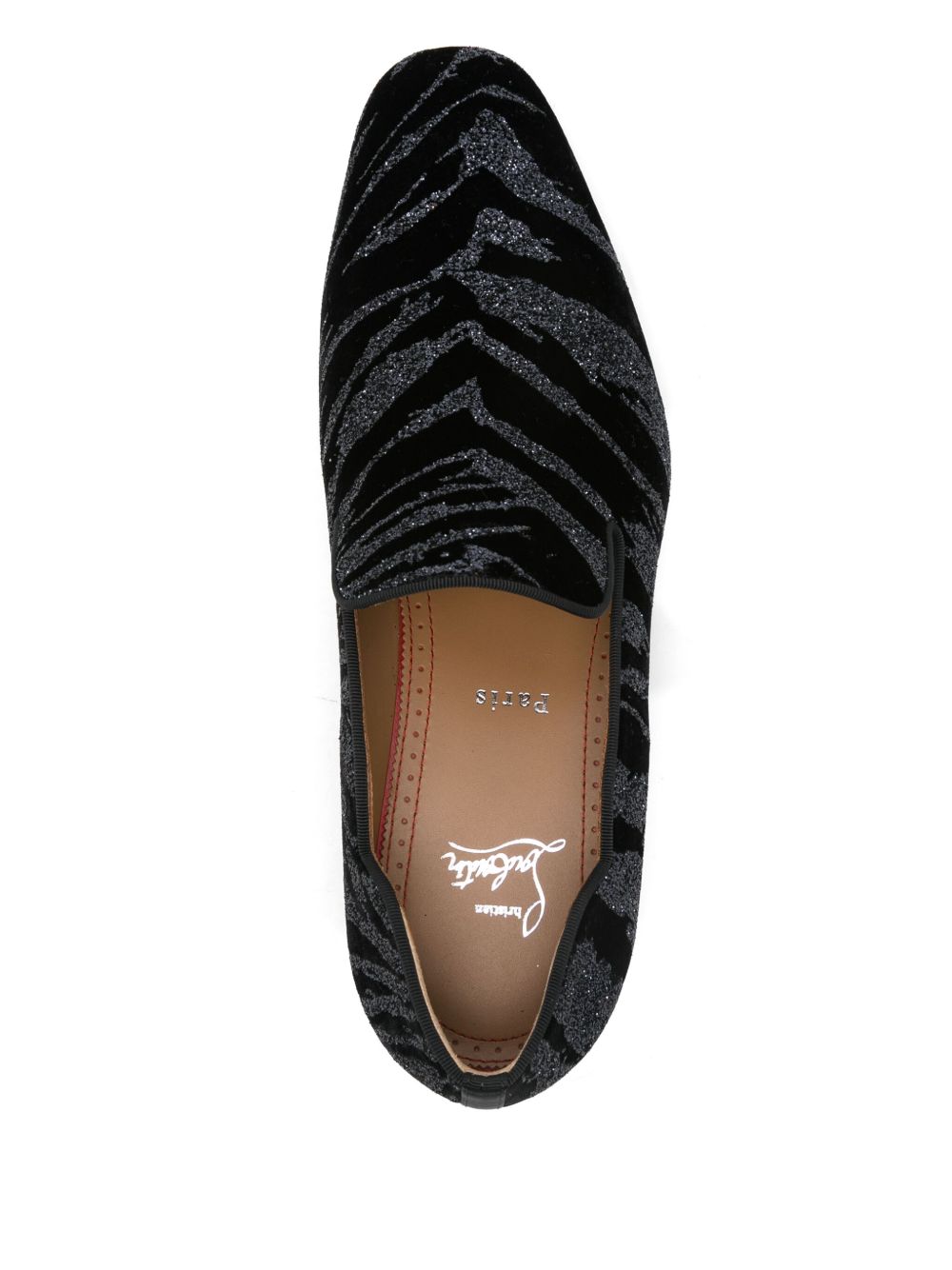 Christian Louboutin Flat Shoes Black Calf Leather