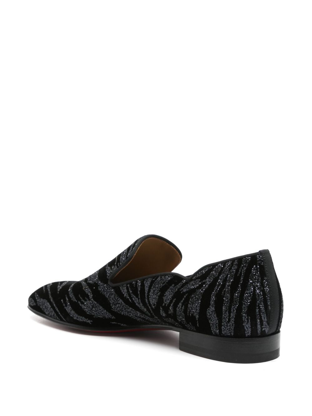 Christian Louboutin Flat Shoes Black Calf Leather