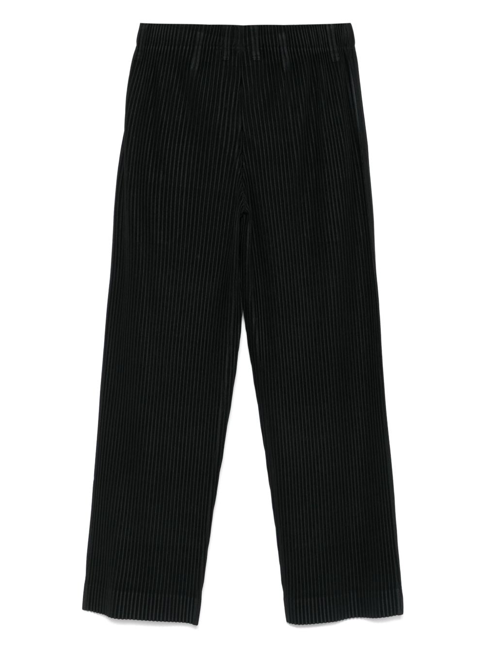 Homme Plisse Issey Miyake Trousers Black Polyester