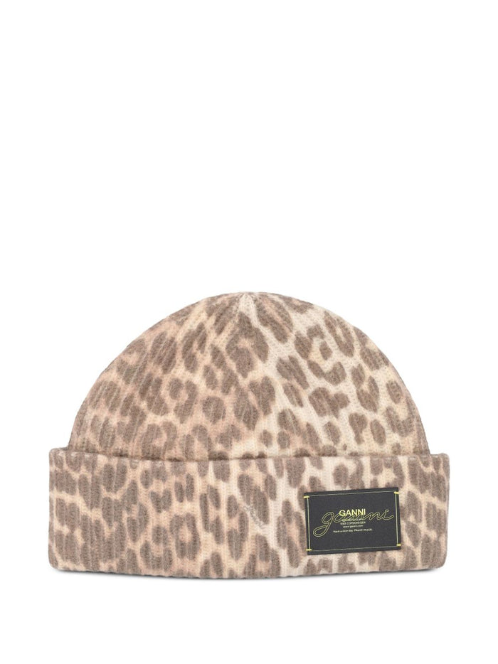 Ganni Hats Brown