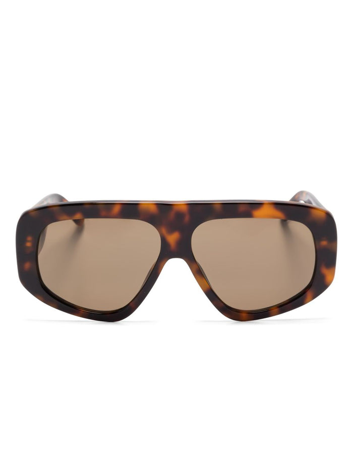 The Attico Sunglasses Brown