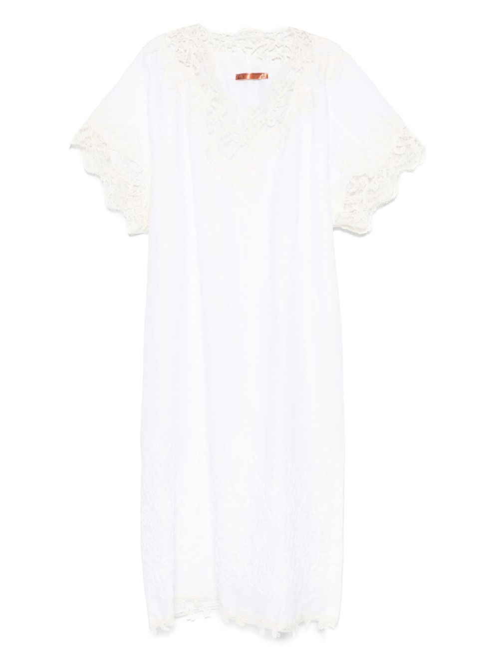 Ermanno Scervino Sea Clothing White Cotton Linen Polyester
