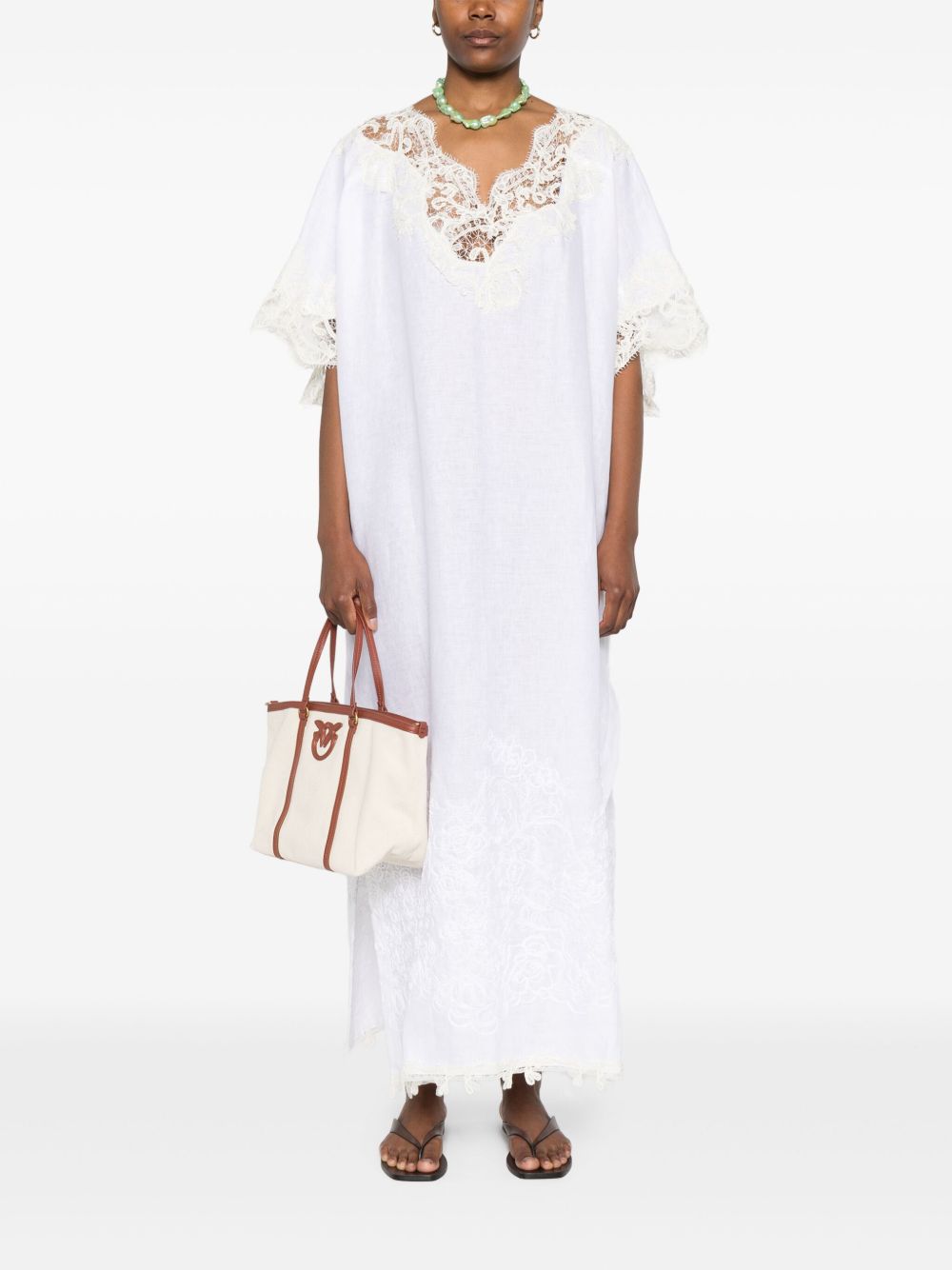 Ermanno Scervino Sea Clothing White Cotton Linen Polyester