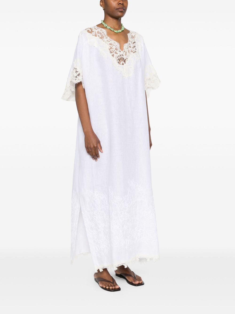 Ermanno Scervino Sea Clothing White Cotton Linen Polyester