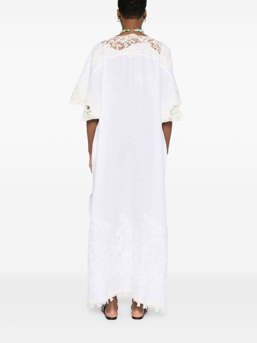 Ermanno Scervino Sea Clothing White Cotton Linen Polyester