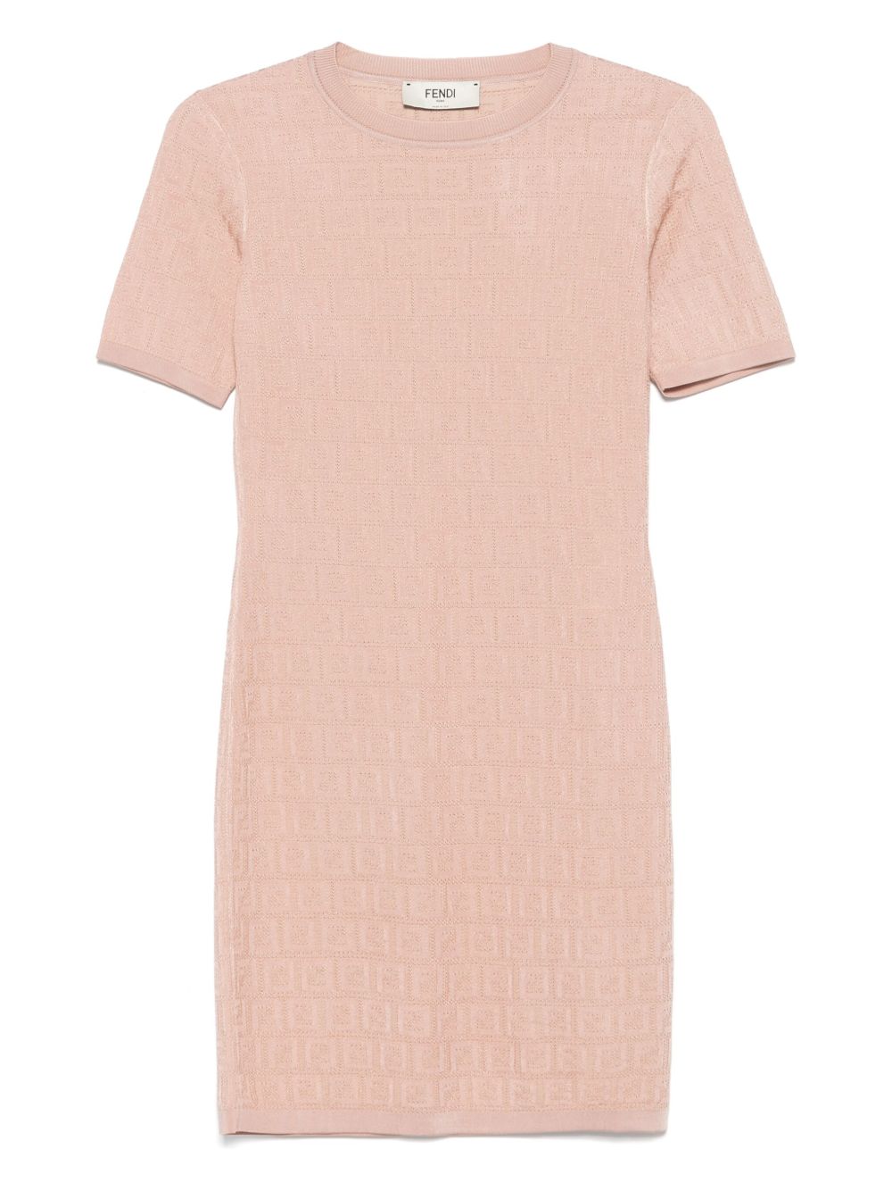 Fendi Dresses Pink Cotton Viscose