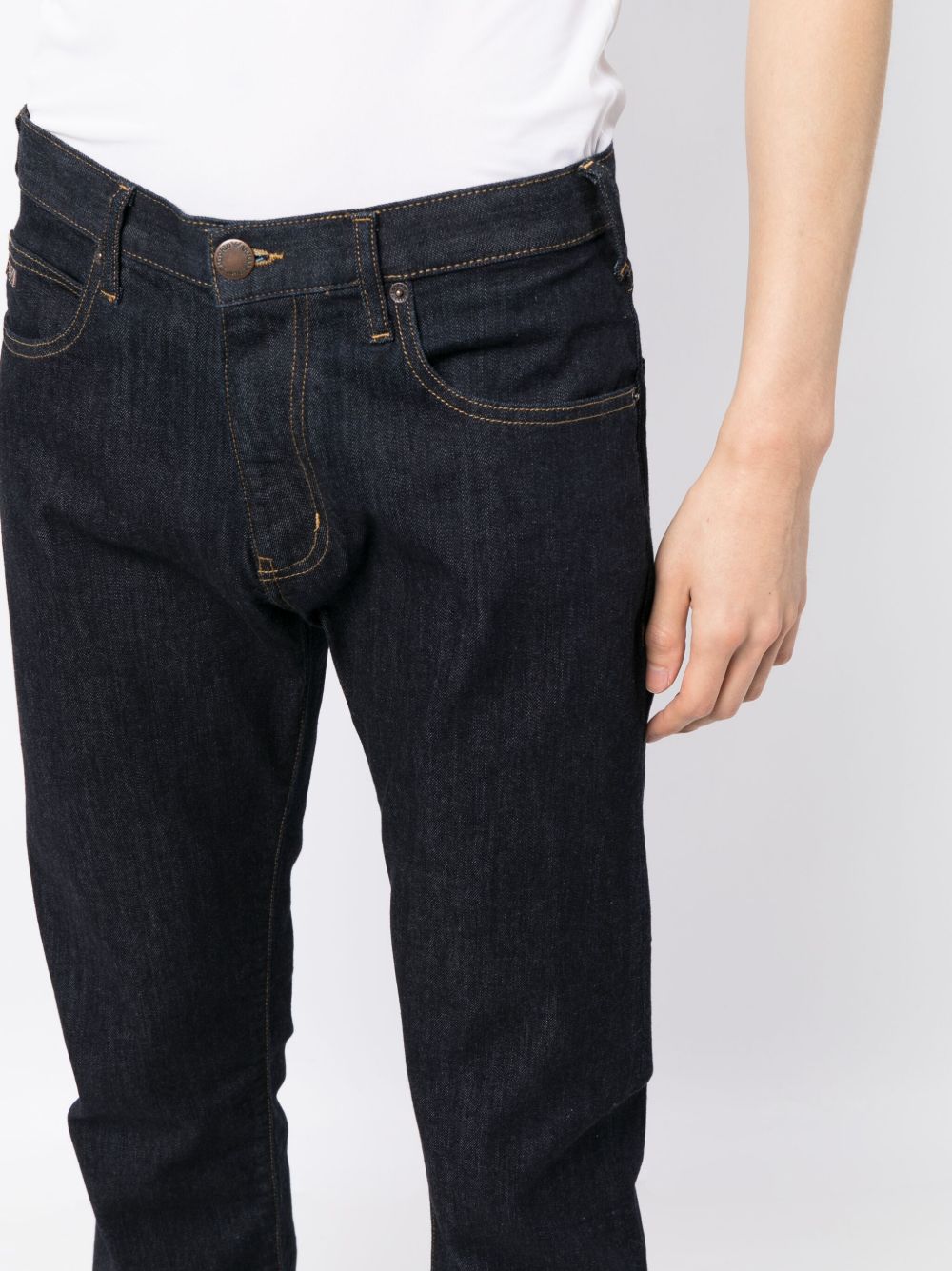 Emporio Armani Jeans Blu Cotton Elastane
