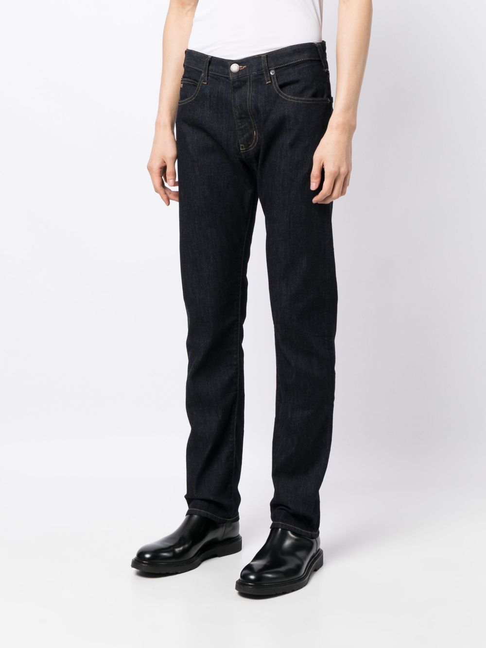 Emporio Armani Jeans Blu Cotton Elastane