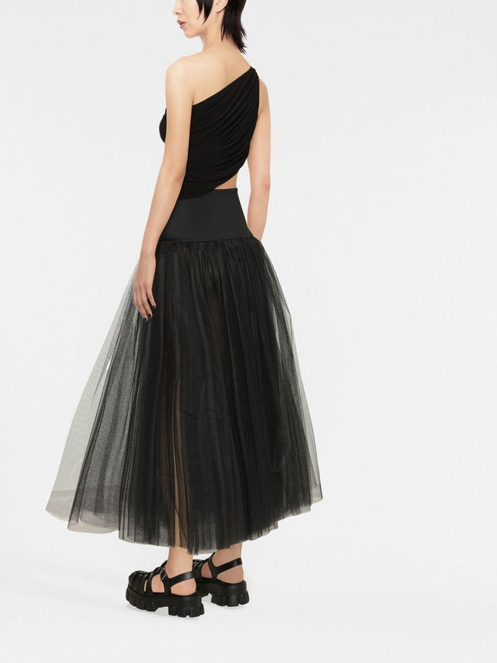 Norma Kamali Top Black Elastanepolyester