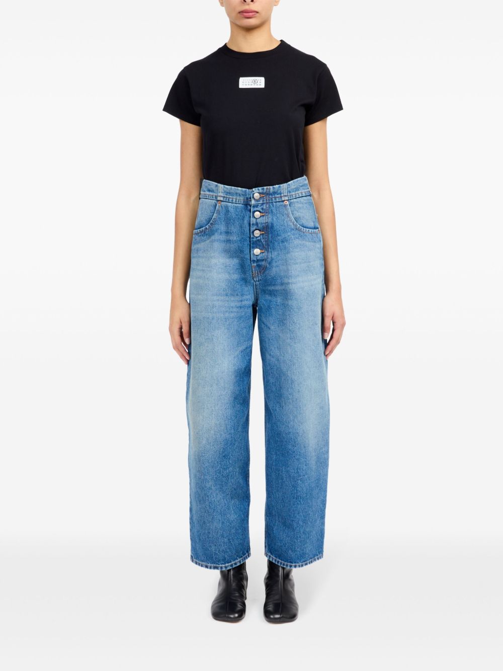 Mm6 Maison Margiela Jeans Clear Blue Cotton