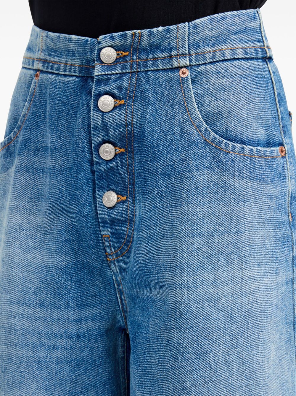 Mm6 Maison Margiela Jeans Clear Blue Cotton
