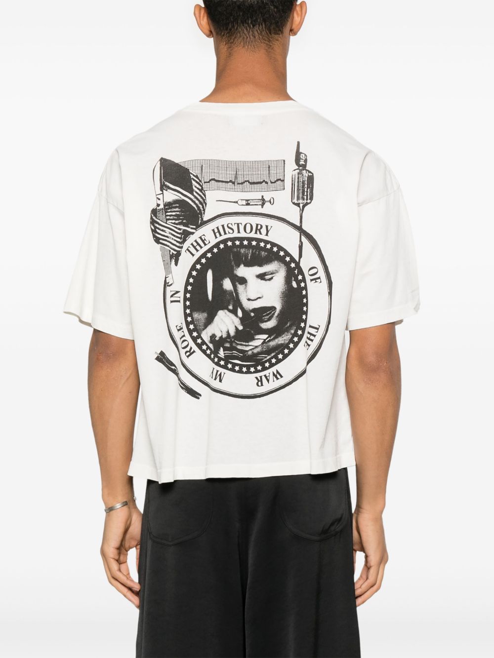 Enfants Riches Deprimes T-Shirts And Polos White Natural (veg)->cotton100.0 %