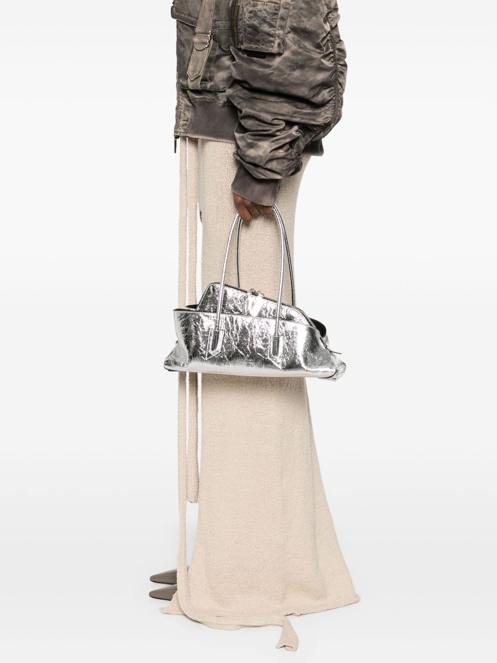 The Attico Fashion Bags Silver Outer: Calf Leather