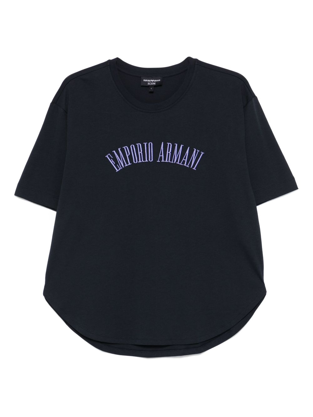 Emporio Armani Capsule T-Shirts And Polos Blu Cotton