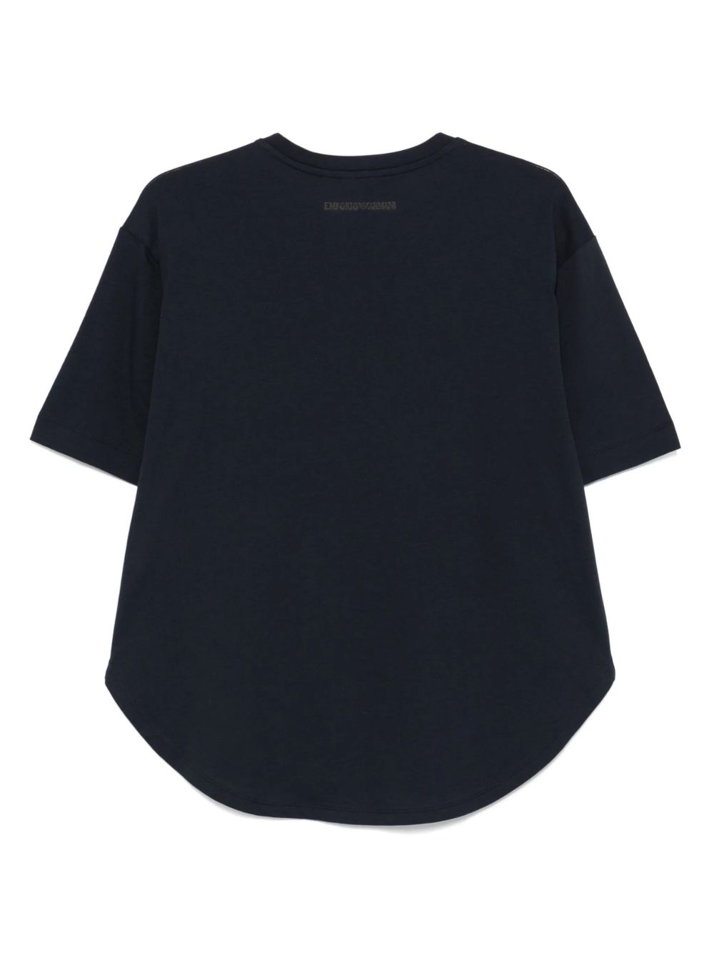 Emporio Armani Capsule T-Shirts And Polos Blu Cotton