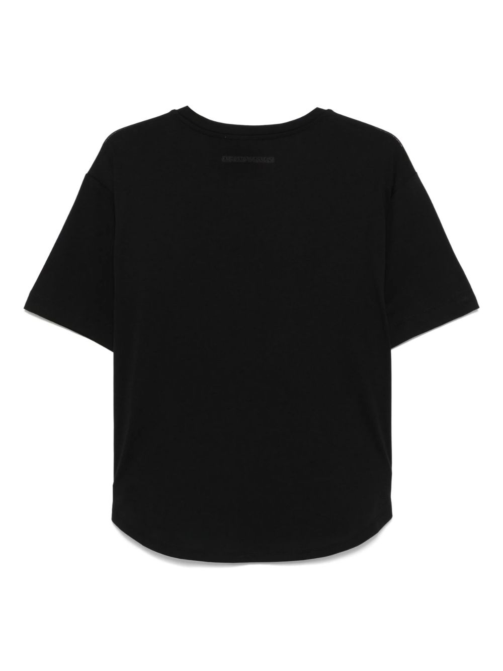 Emporio Armani Capsule T-Shirts And Polos Nero Cotton