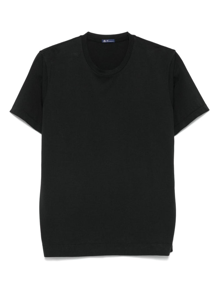 FINAMORE 1925 NAPOLI T-shirts and Polos Black Cotton
