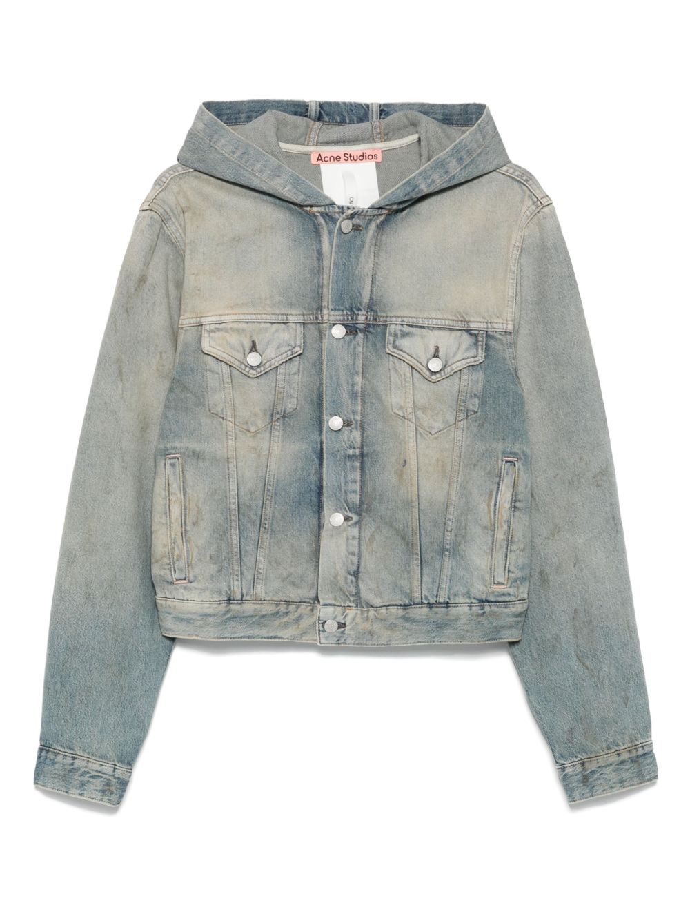Acne Studios Coats Clear Blue Cotton