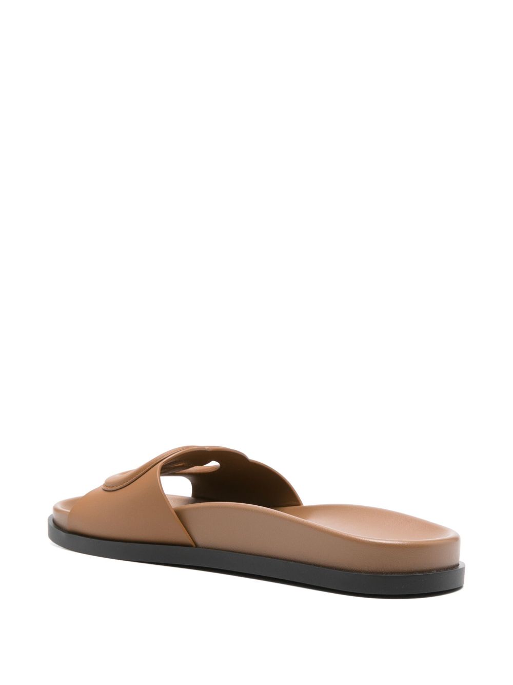 Gucci Sandals Brown Calf Leather