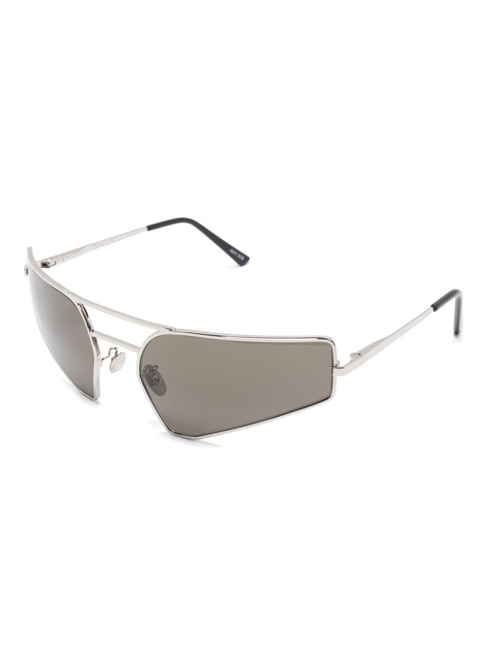 Rick Owens Sunglasses Silver Nylon
