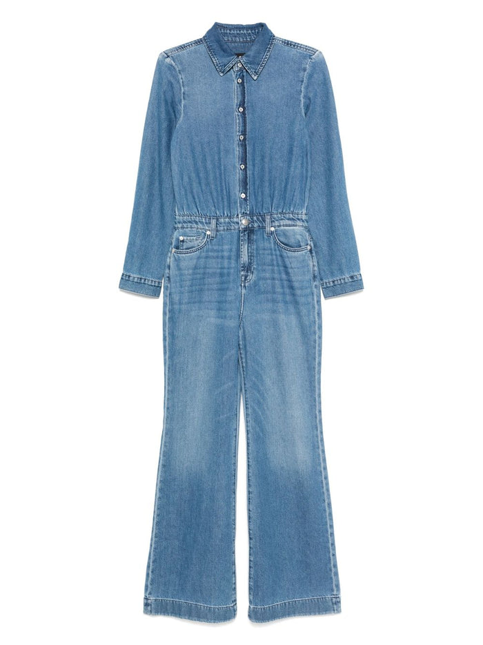 Seven Dresses Clear Blue Cotton