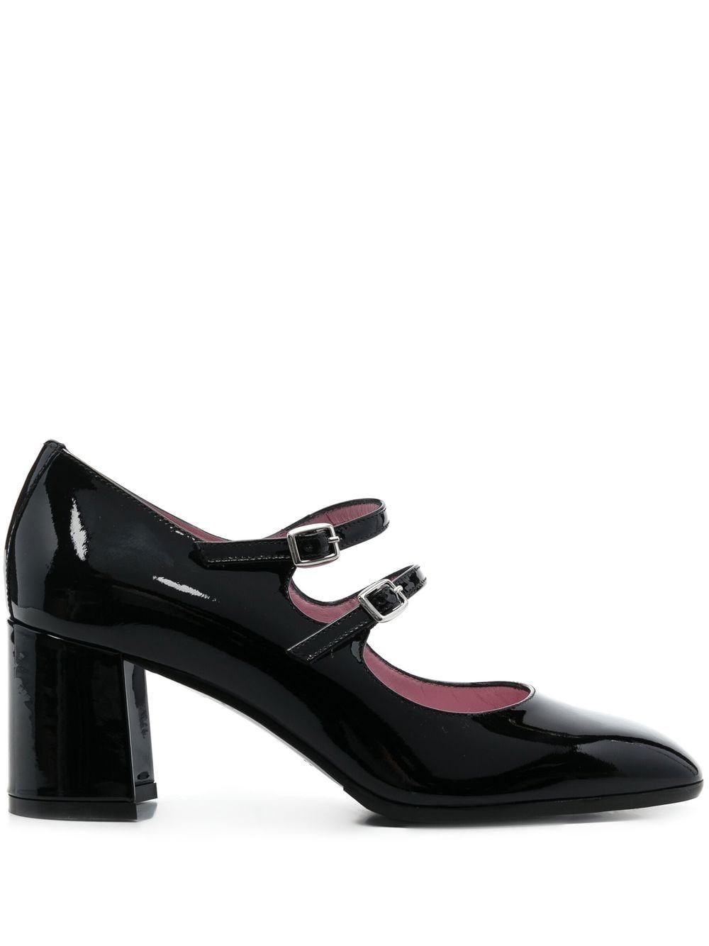 Carel Paris With Heel Black Calf Leather