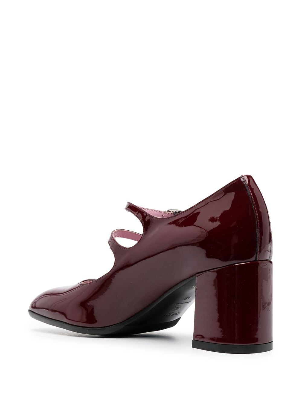 Carel Paris With Heel Bordeaux Calf Leather