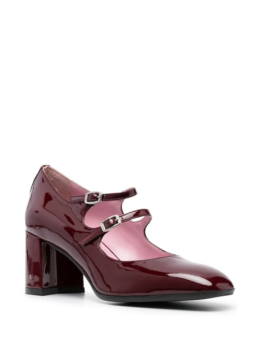Carel Paris With Heel Bordeaux Calf Leather
