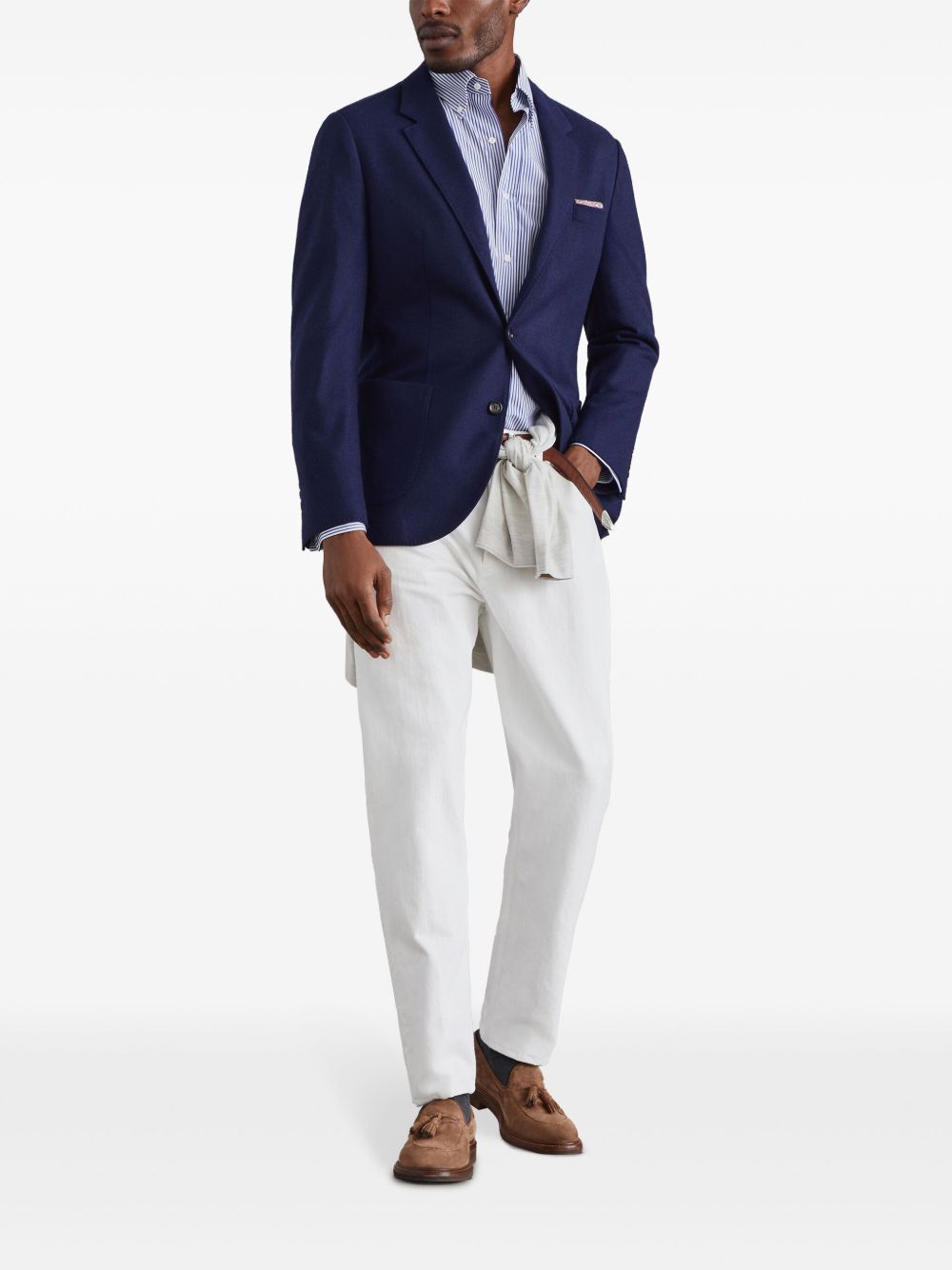 Brunello Cucinelli Jackets Blue Cashmere