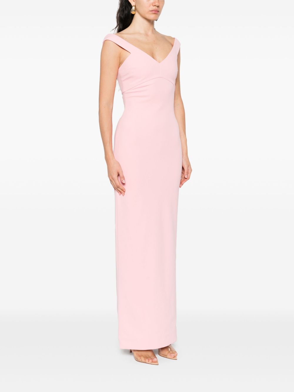 Solace London Dresses Pink Polyester