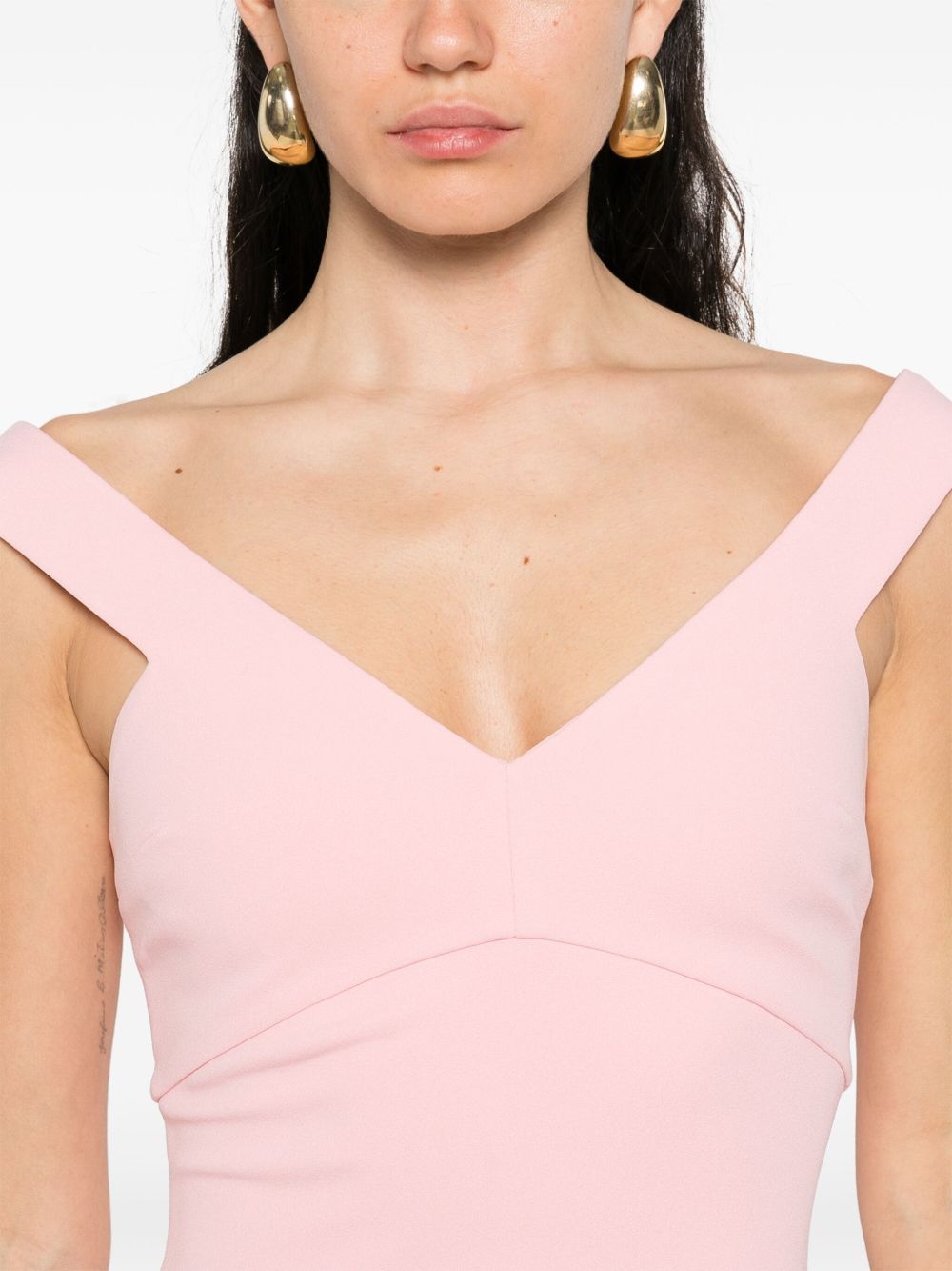 Solace London Dresses Pink Polyester